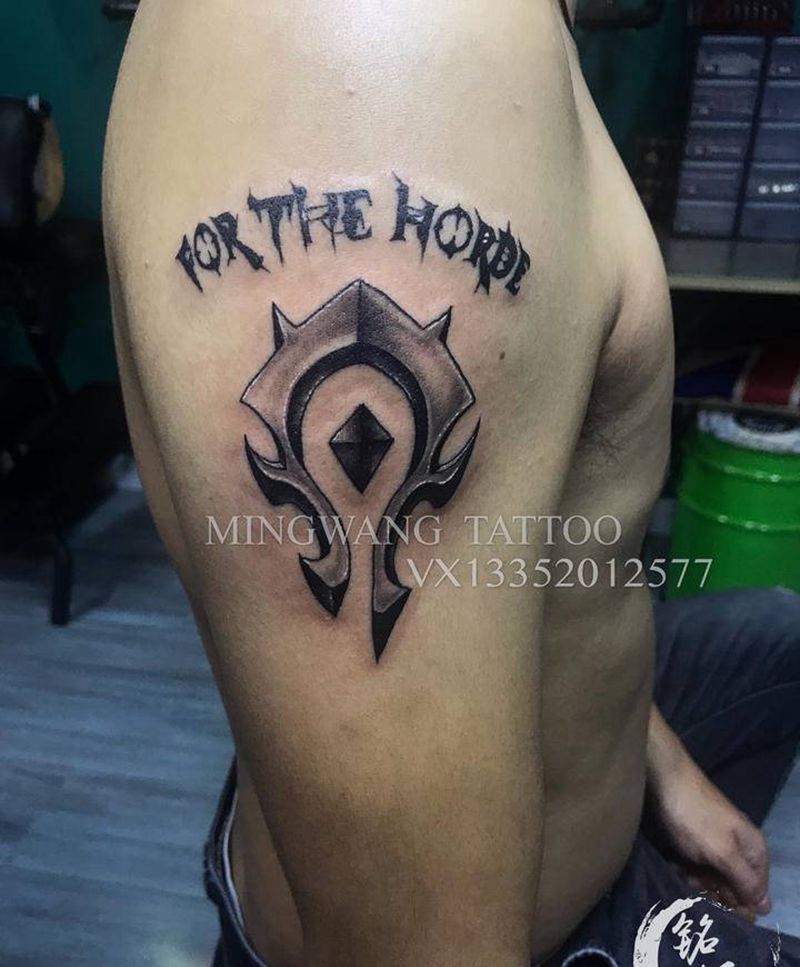 标志纹身图片_手臂纹身图案