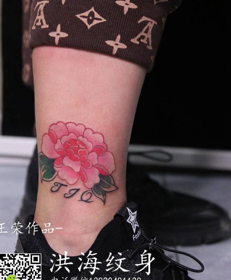 纹身作品纹身图片_颈部脚部纹身图案