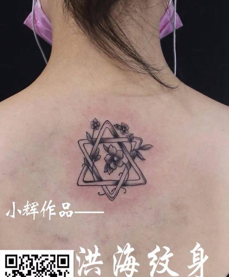 六芒星纹身图片_