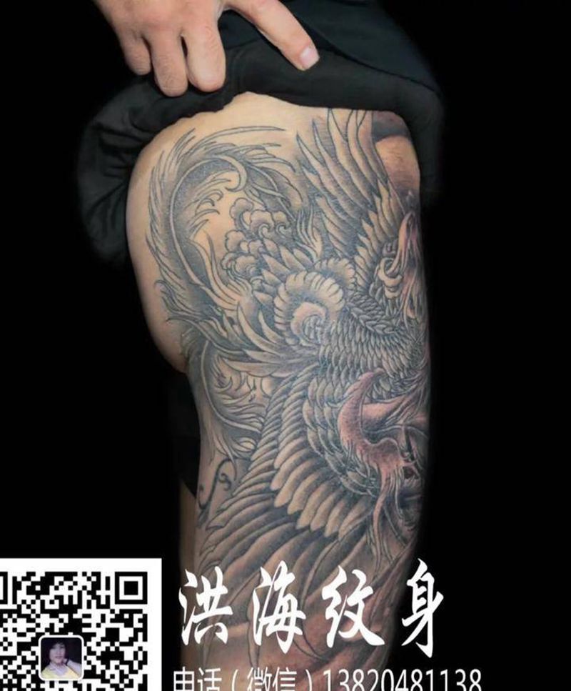 凤凰纹身图片_
