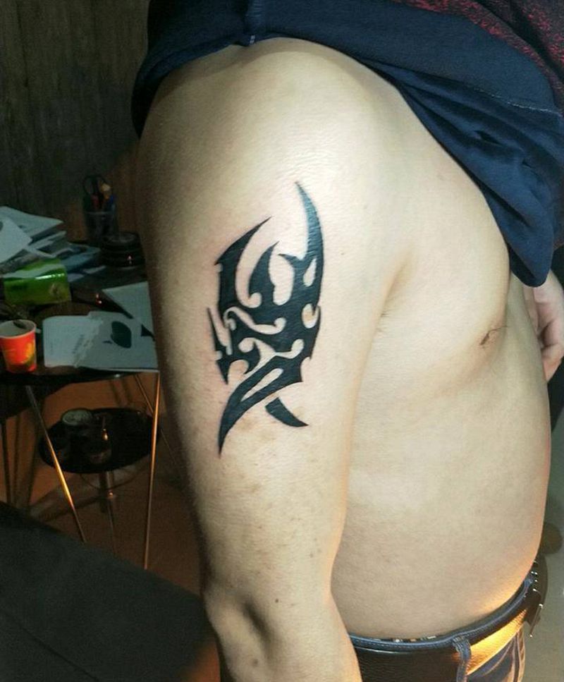 图腾纹身图片_