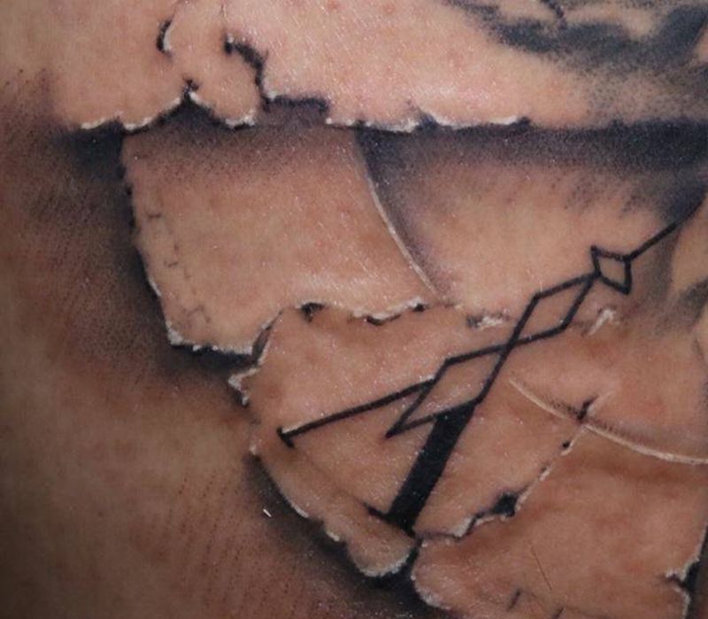 细节展纹身图片_欧美原创纹身图案