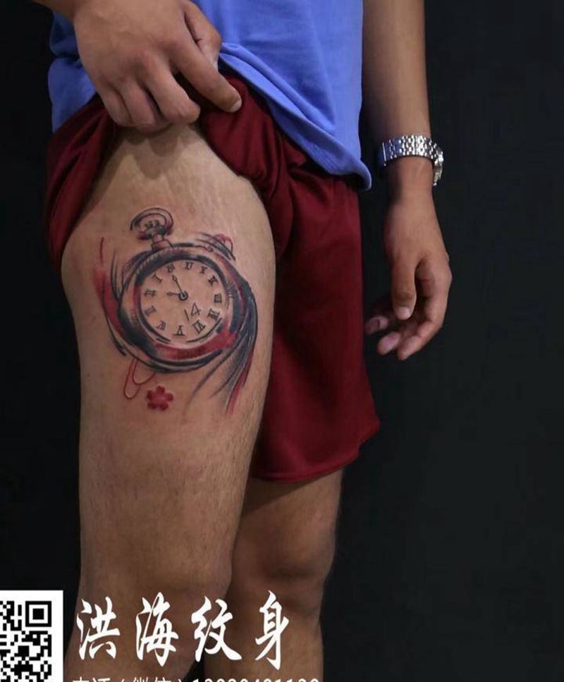 表盘纹身纹身图片_