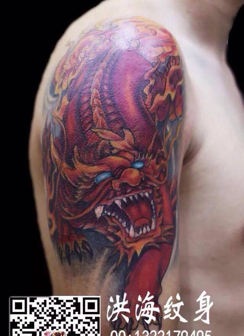 貔貅纹身图片_