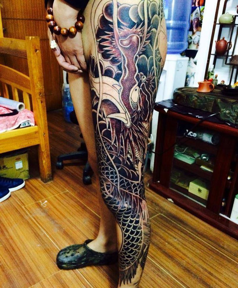 同義诚纹身图片_