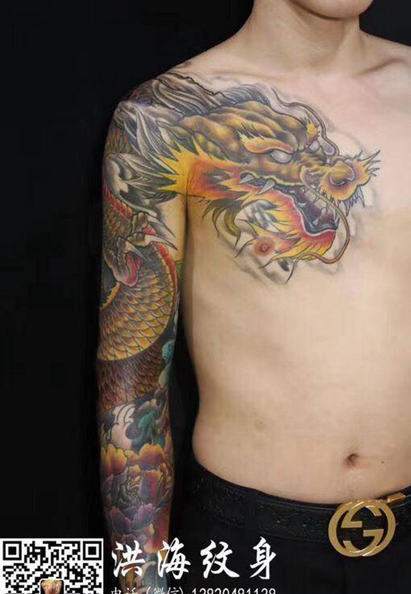 龙纹身图片_
