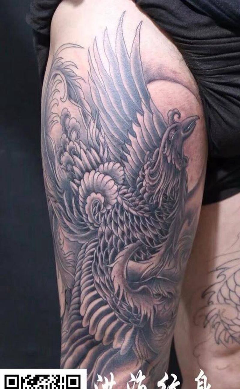 凤凰纹身图片_