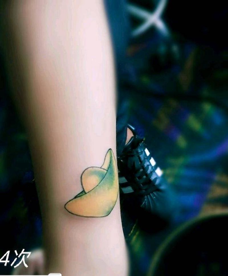 金元宝纹身图片_手臂新传统纹身图案