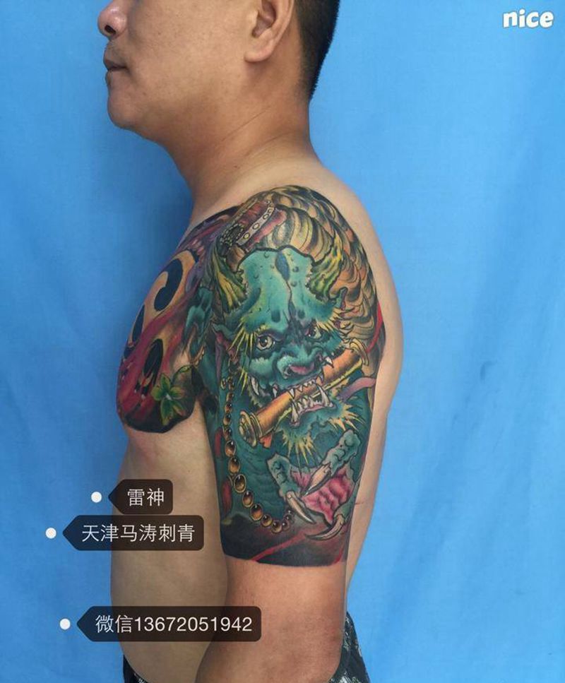 雷神作品纹身图片_