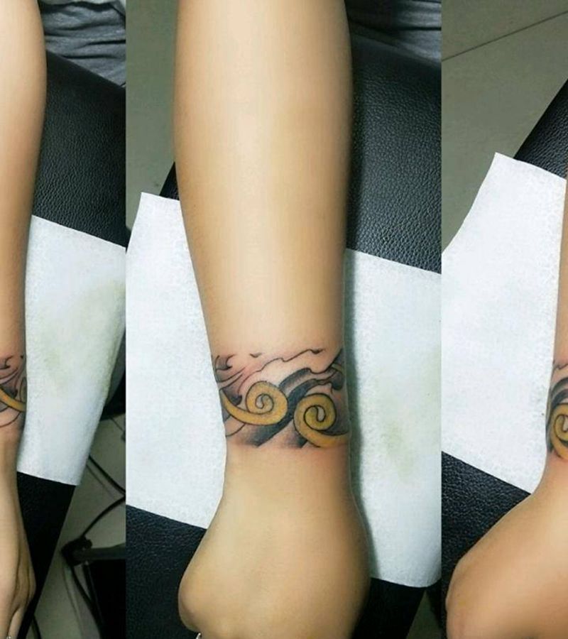 臂环纹身图片_手臂纹身图案