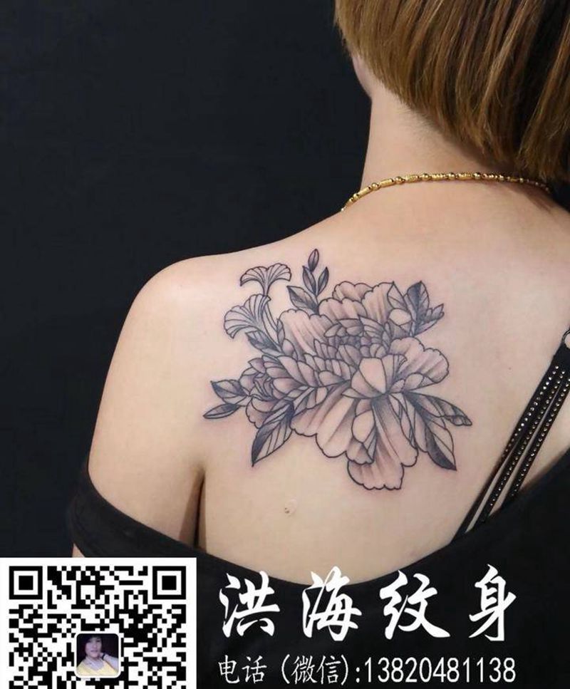 牡丹小辉作品纹身图片_