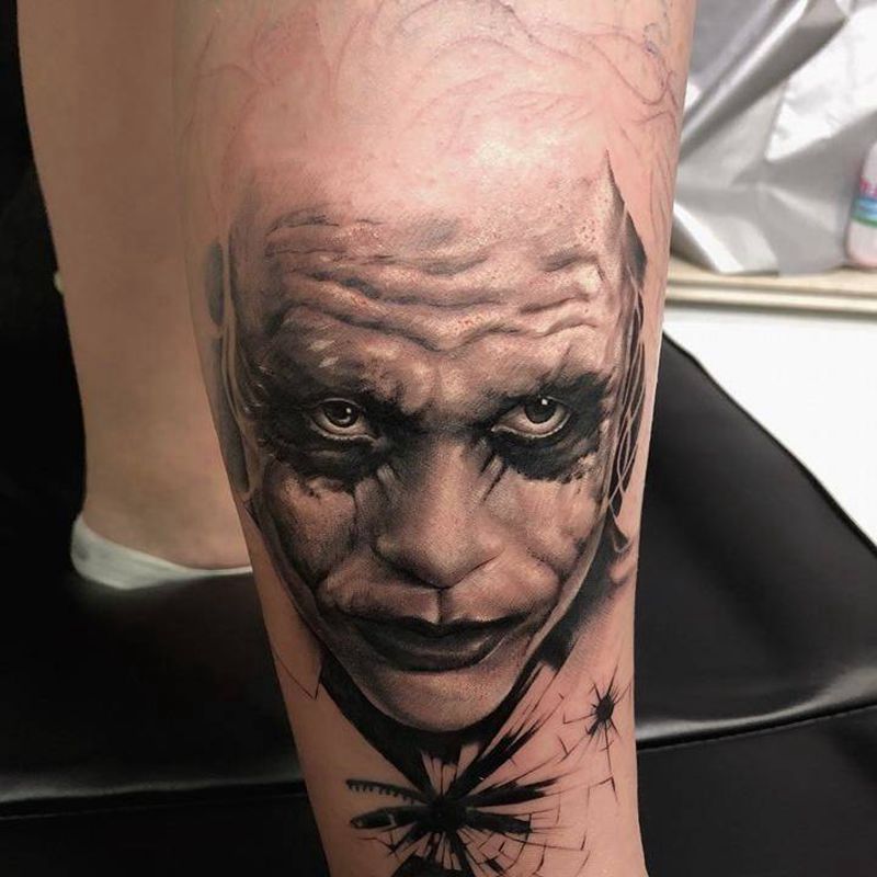 joker纹身图片_