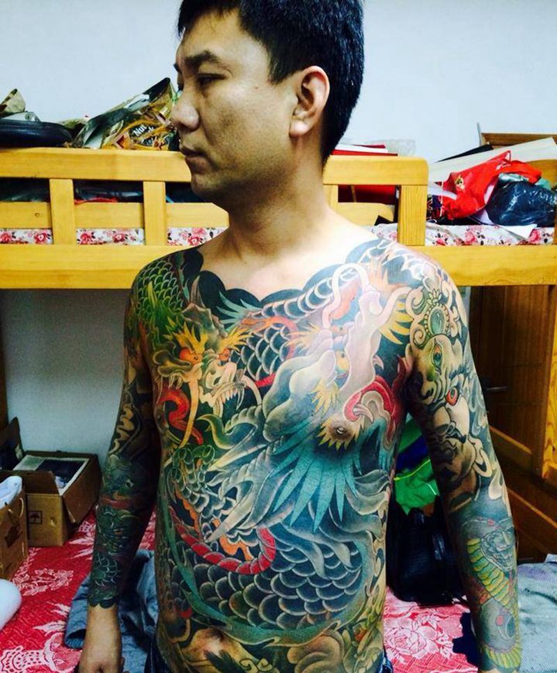 龙纹身图片_成品纹身图案