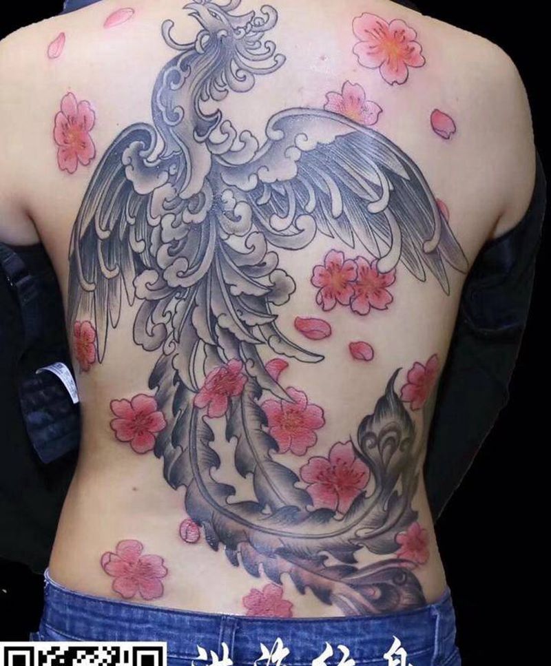 凤凰纹身图片_