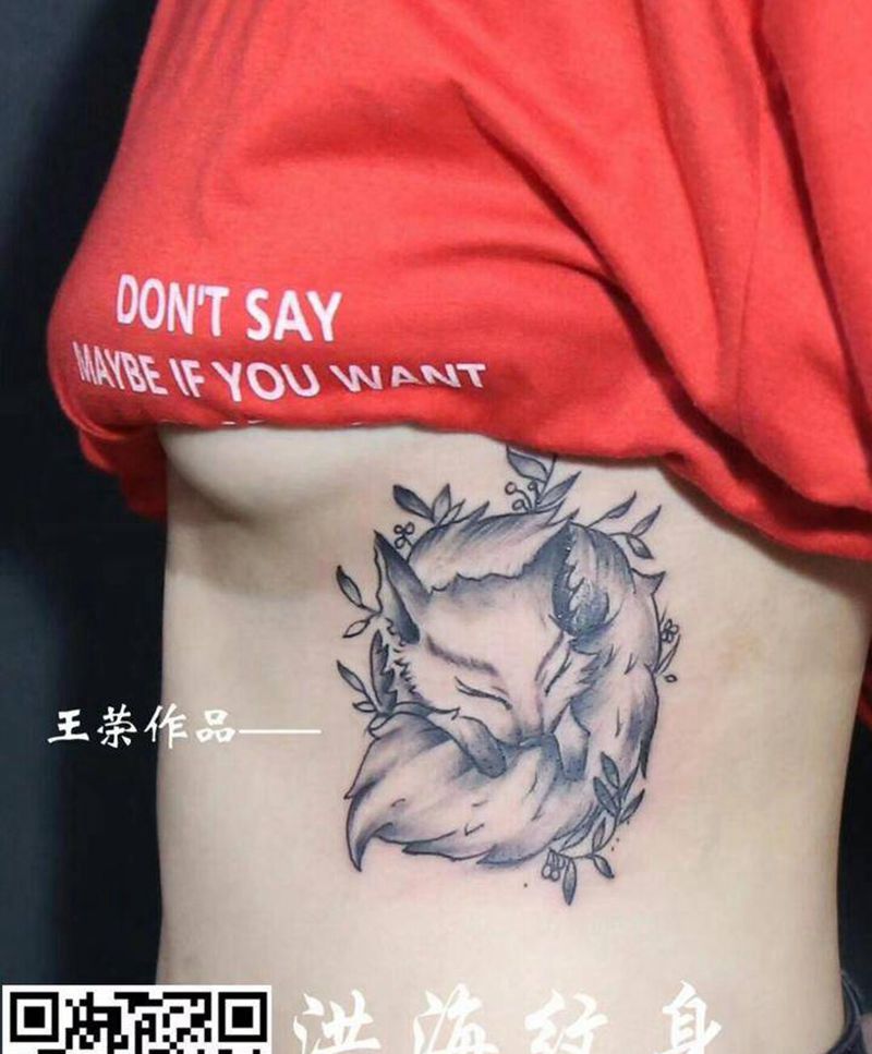狐狸纹身图片_