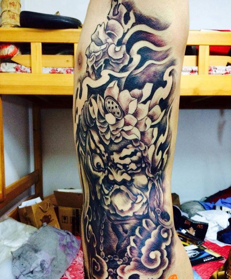 未完成作品纹身图片_