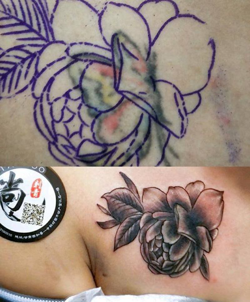 小图遮盖纹身图片_