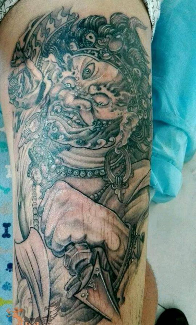 大黑天纹身图片_