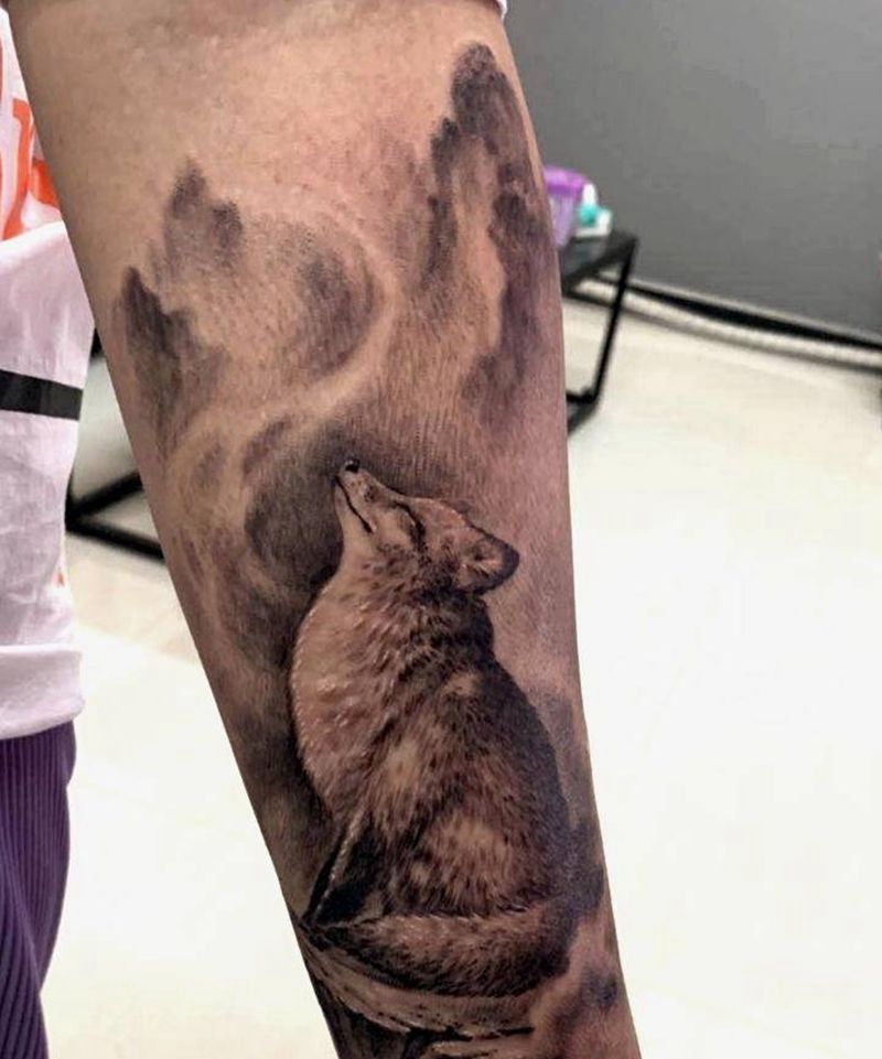 空山新雨后纹身图片_手臂新传统纹身图案