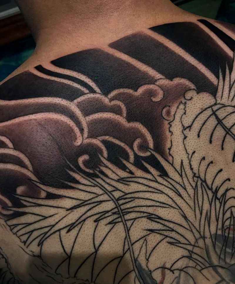 遮盖活纹身图片_