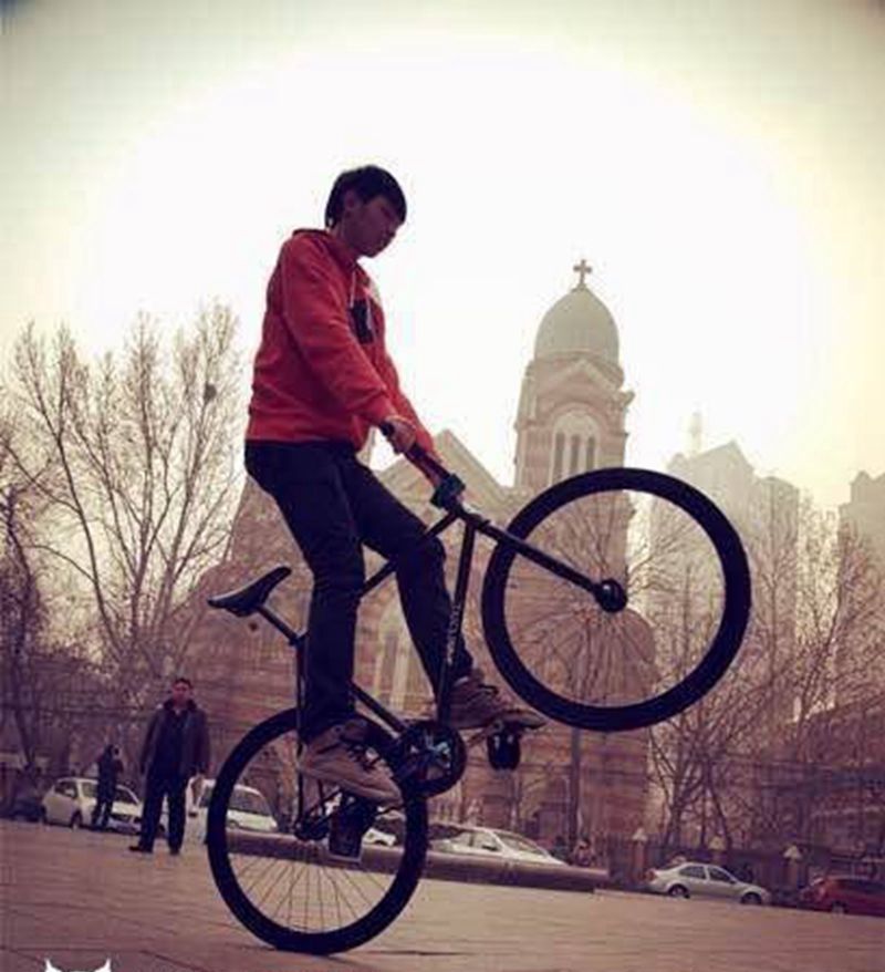 原创:自行车零件与赌博工具纹身图片_