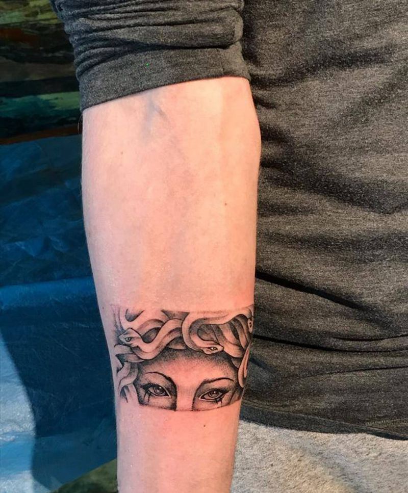 美杜莎纹身图片_