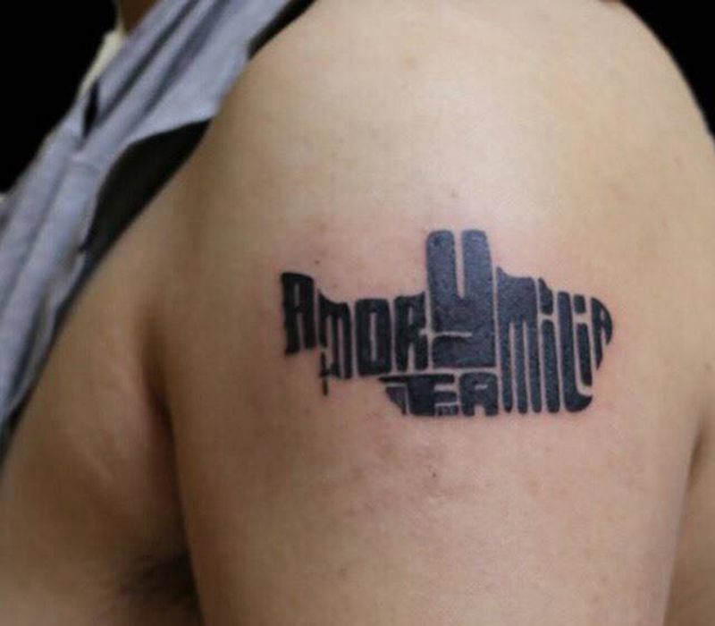 字母纹身纹身图片_