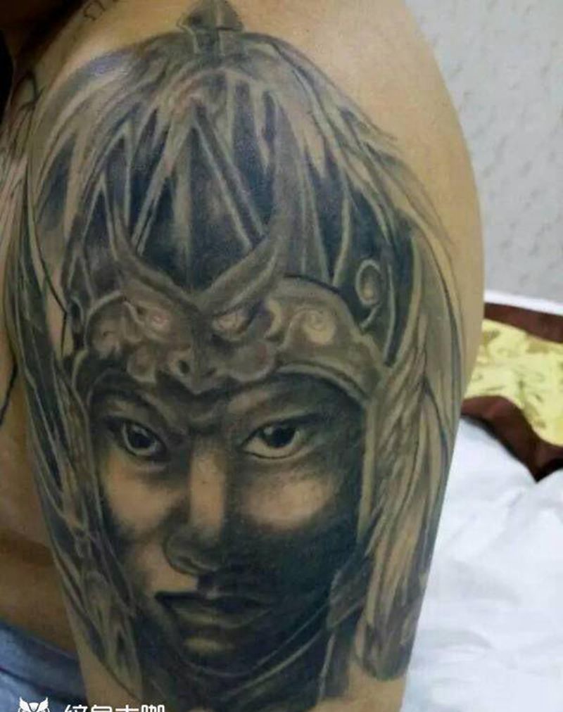 人物头像纹身图片