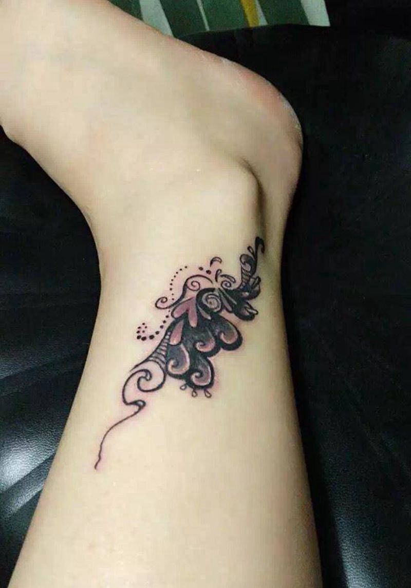 女生小清新风格纹身图片