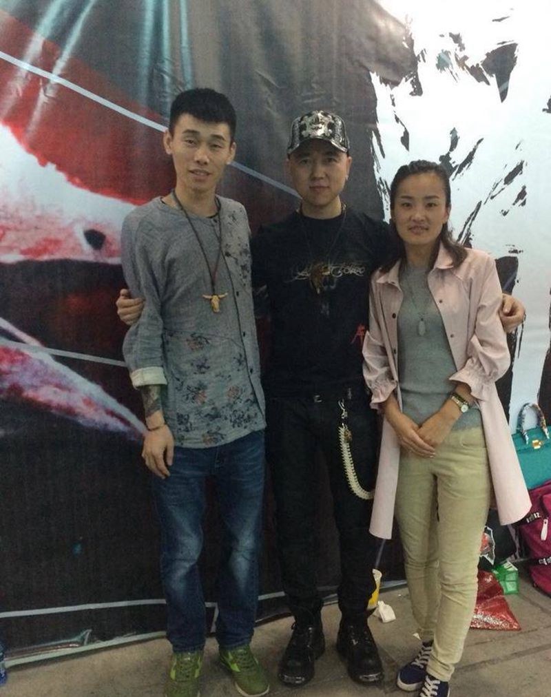 岸一门：2016上海展会现场纹身图片