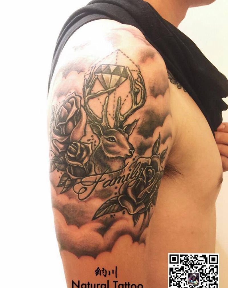 化腐朽为神奇！福禄寿纹身图片