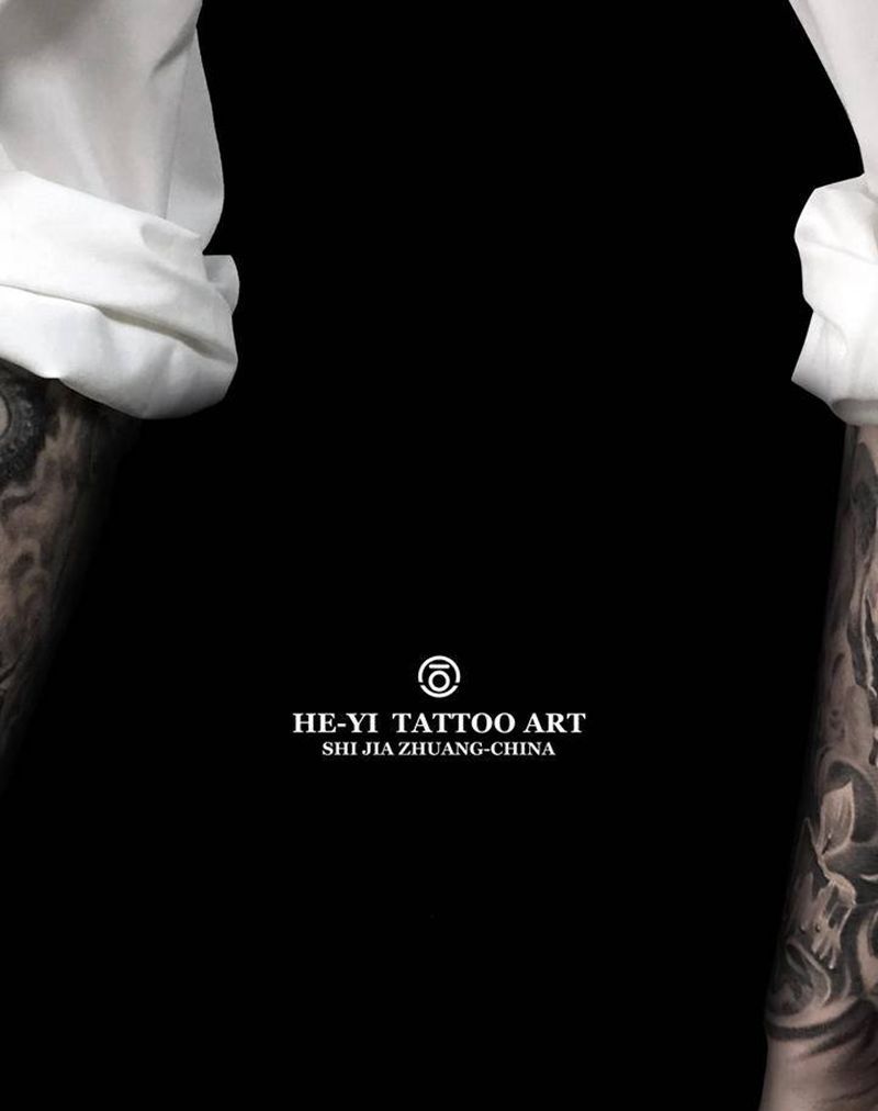 人生如逆旅，我亦是行人纹身图片_手臂腿部欧美写实老传统骷髅包小臂包小腿纹身图案