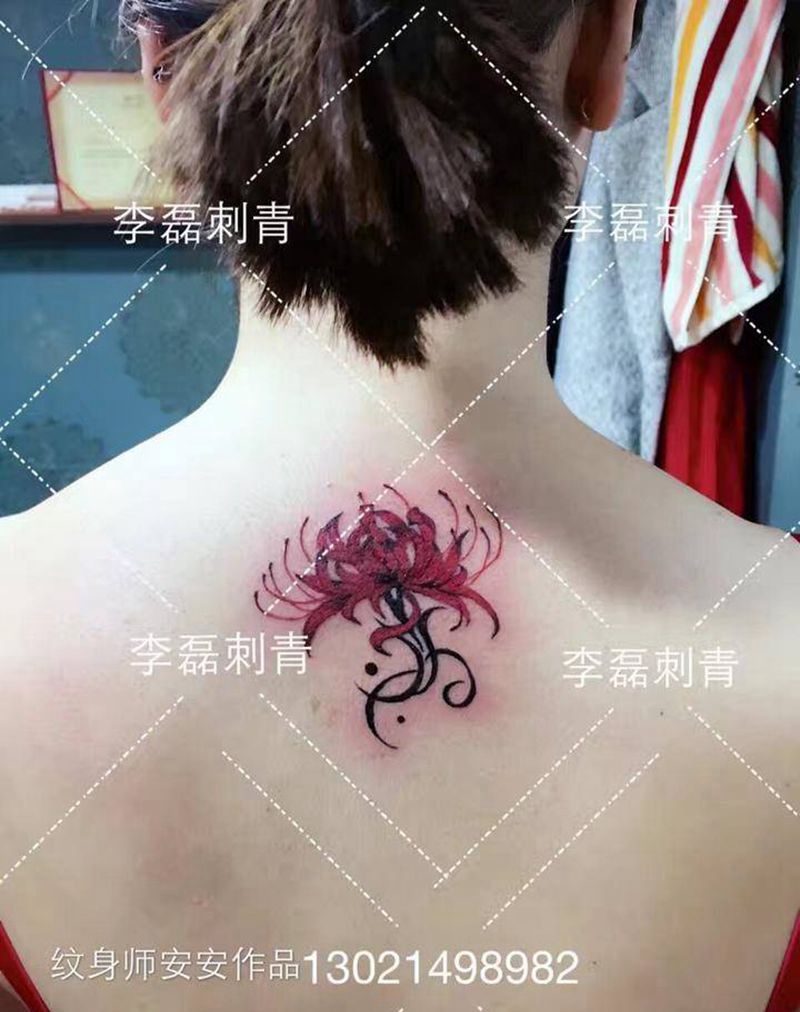 彼岸花纹身图片