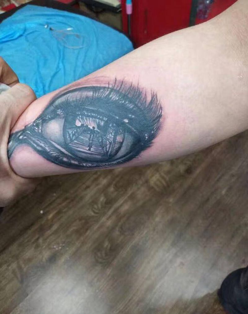 迷茫的人纹身图片