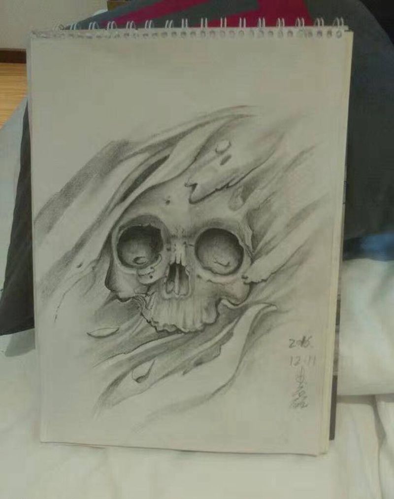 手稿练习纹身图片