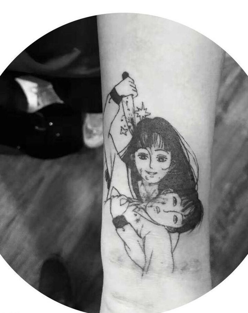 小臂小清新纹身图片