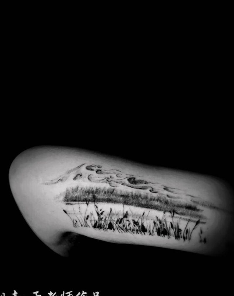 抽象家乡纹身图片