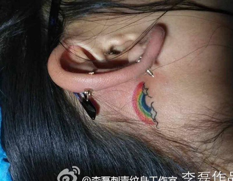 小小的图纹身图片