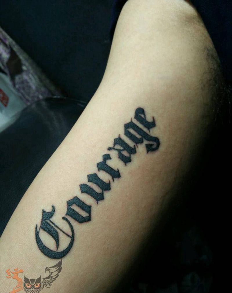 文字纹身图片