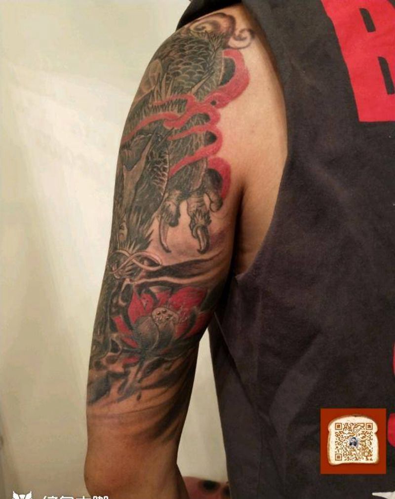 传统龙纹身图片