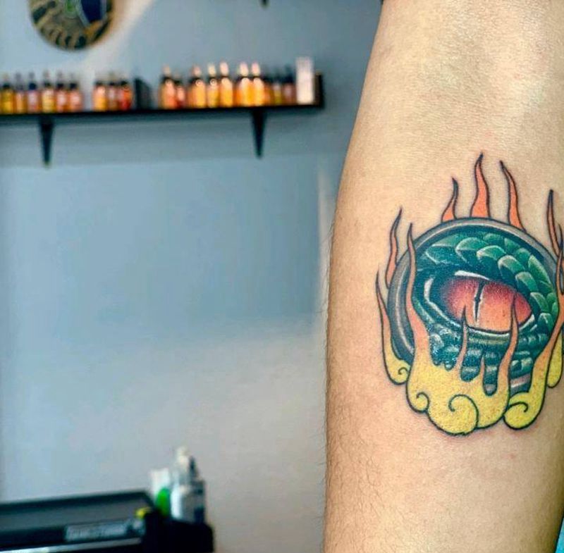 近期小作纹身图片_手臂手部New SchoolOld School纹身图案