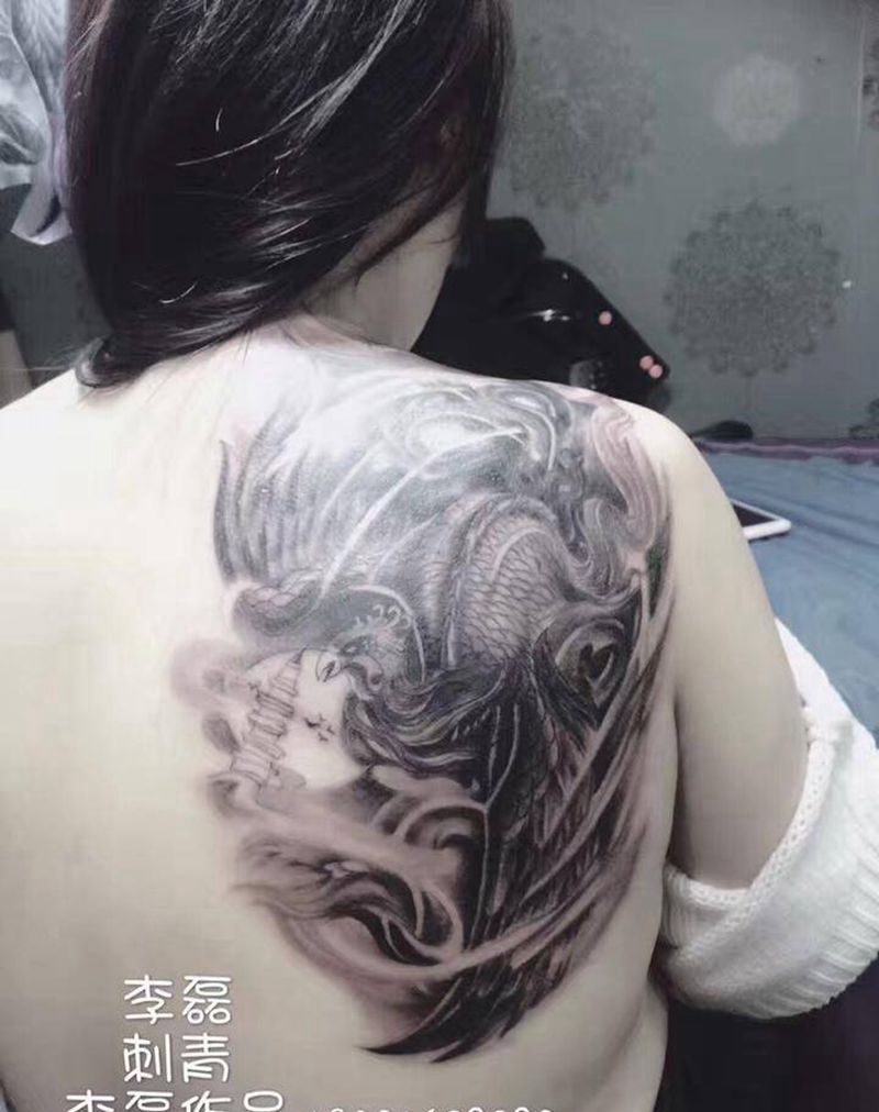 凤凰纹身图片