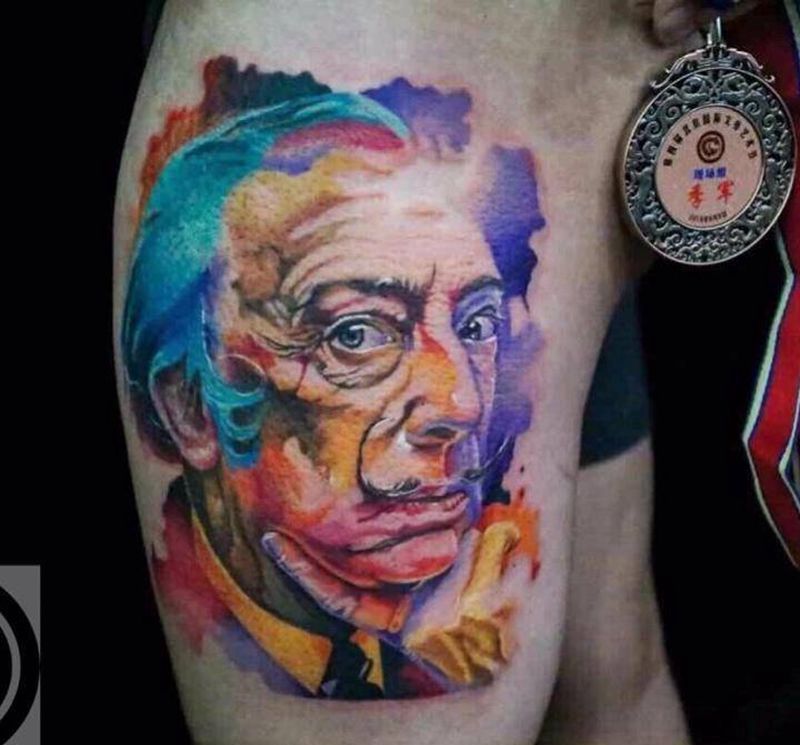 人物肖像纹身图片