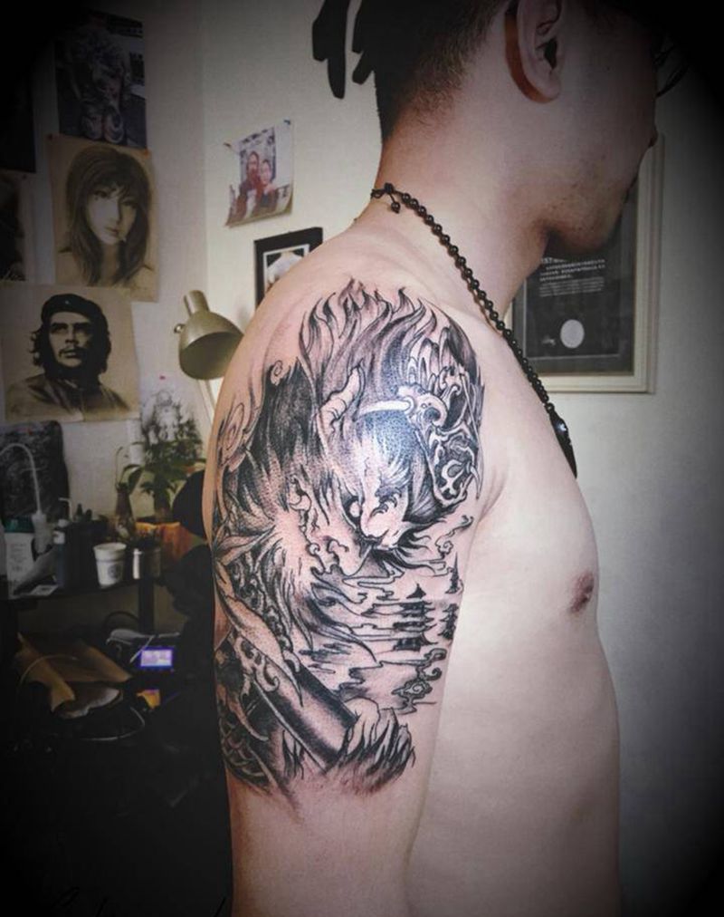 齐天大圣纹身图片