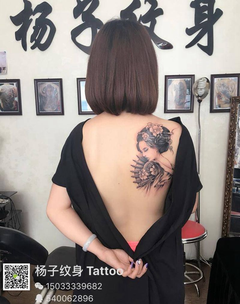 杨子纹身覆盖作品纹身图片