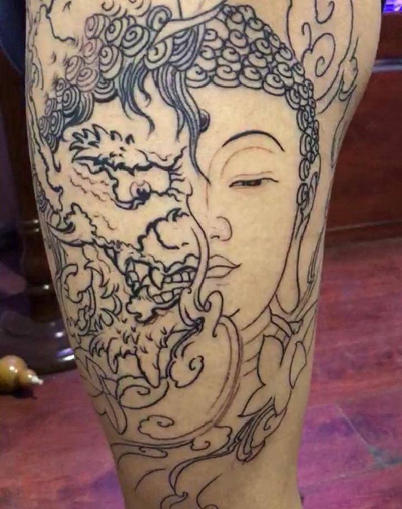 一念之间纹身图片