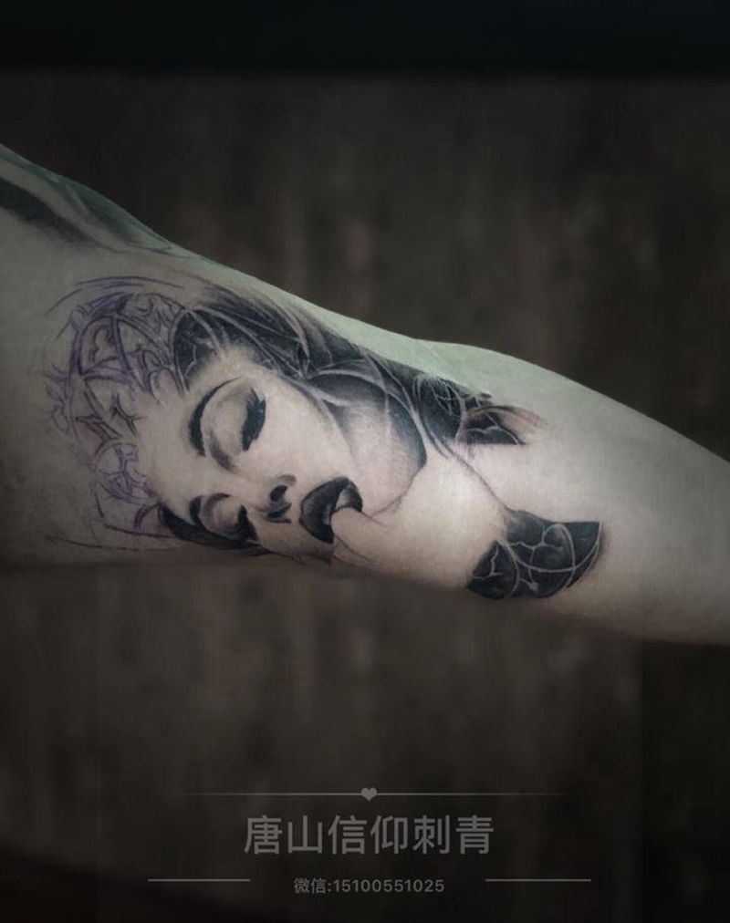 未完成纹身图片