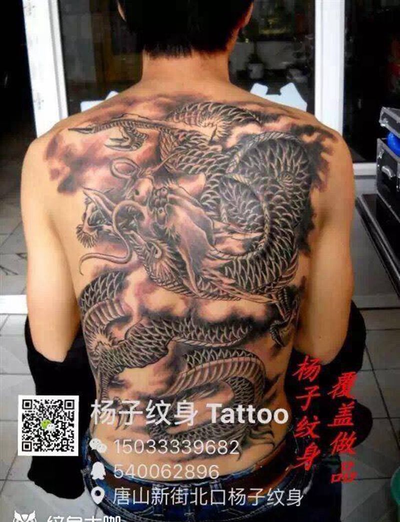 杨子纹身遮盖作品纹身图片