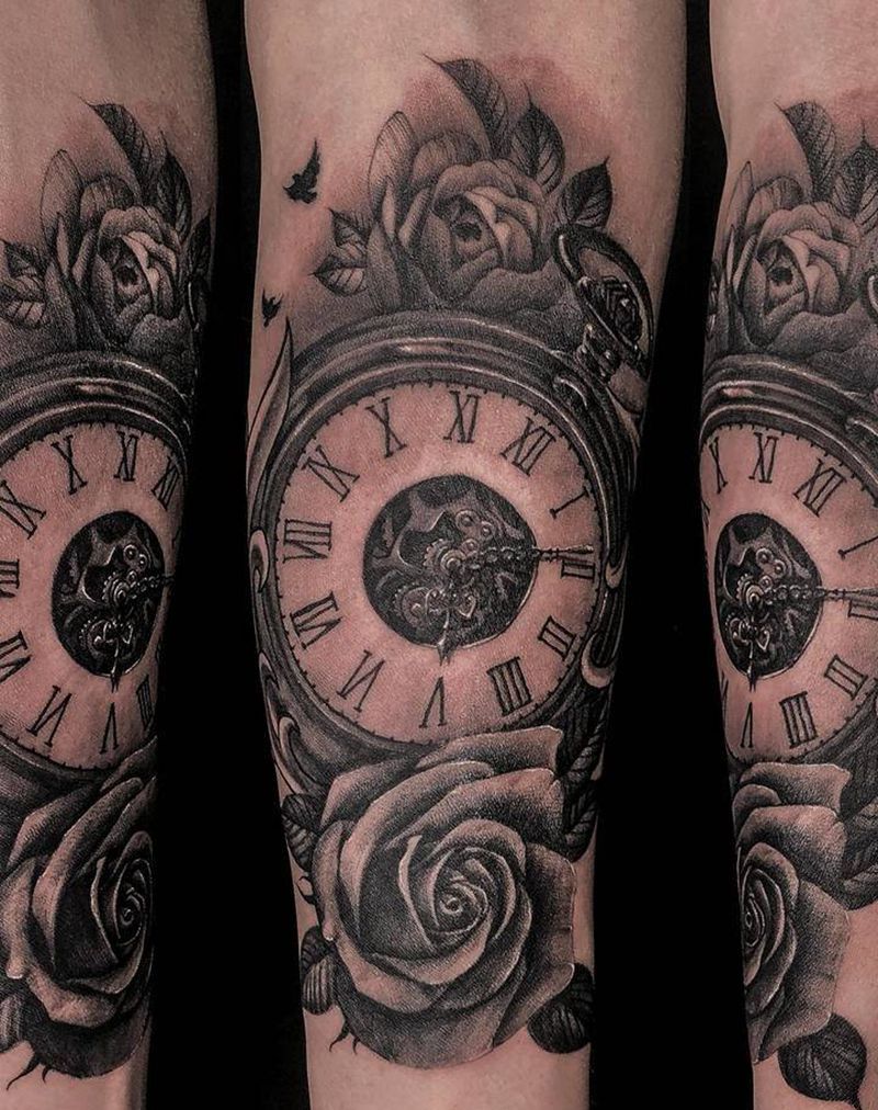 中标写实纹身图片_手臂欧美写实纹身图案