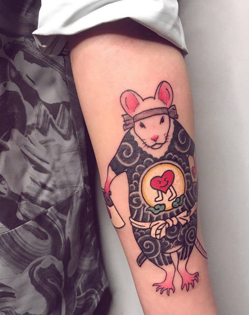 通体纹身图片_手臂腿部老传统纹身图案